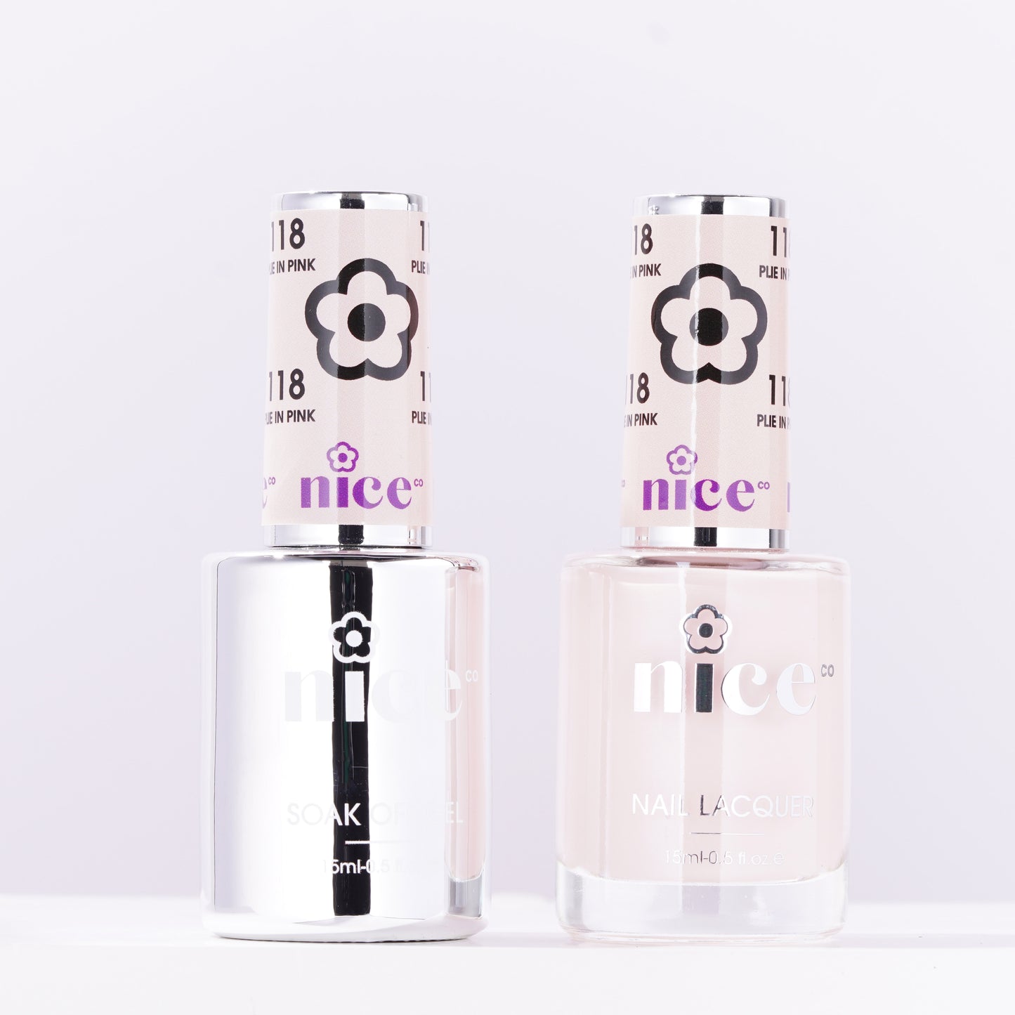 Nice #118 Duo Set Soak Off Gel