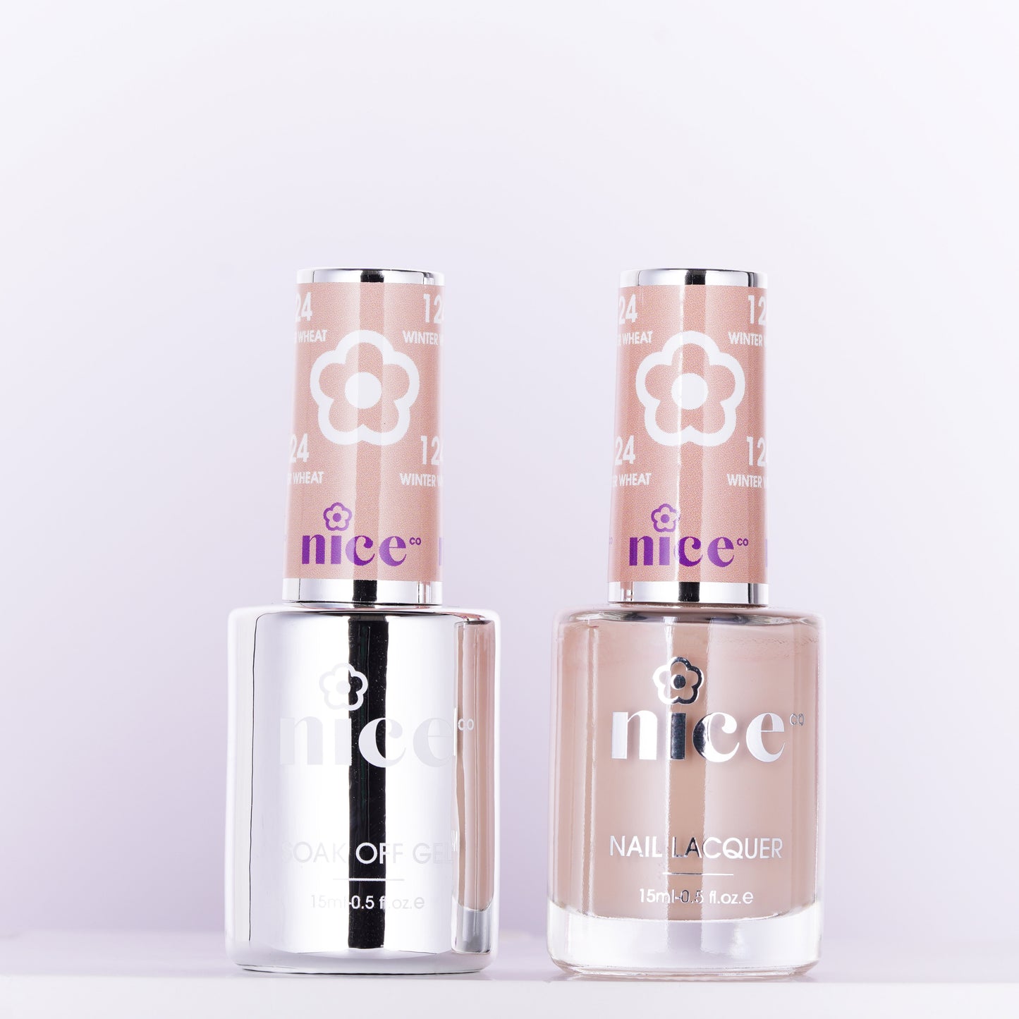 Nice #124 Duo Set Soak Off Gel