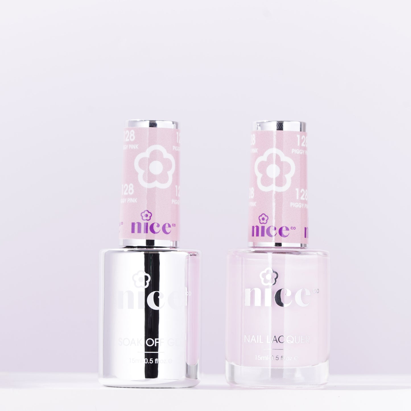 Nice #128 Duo Set Soak Off Gel