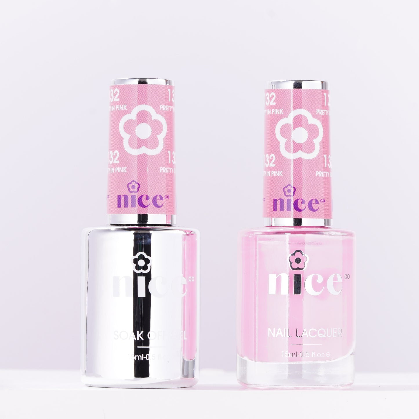 Nice #132 Duo Set Soak Off Gel