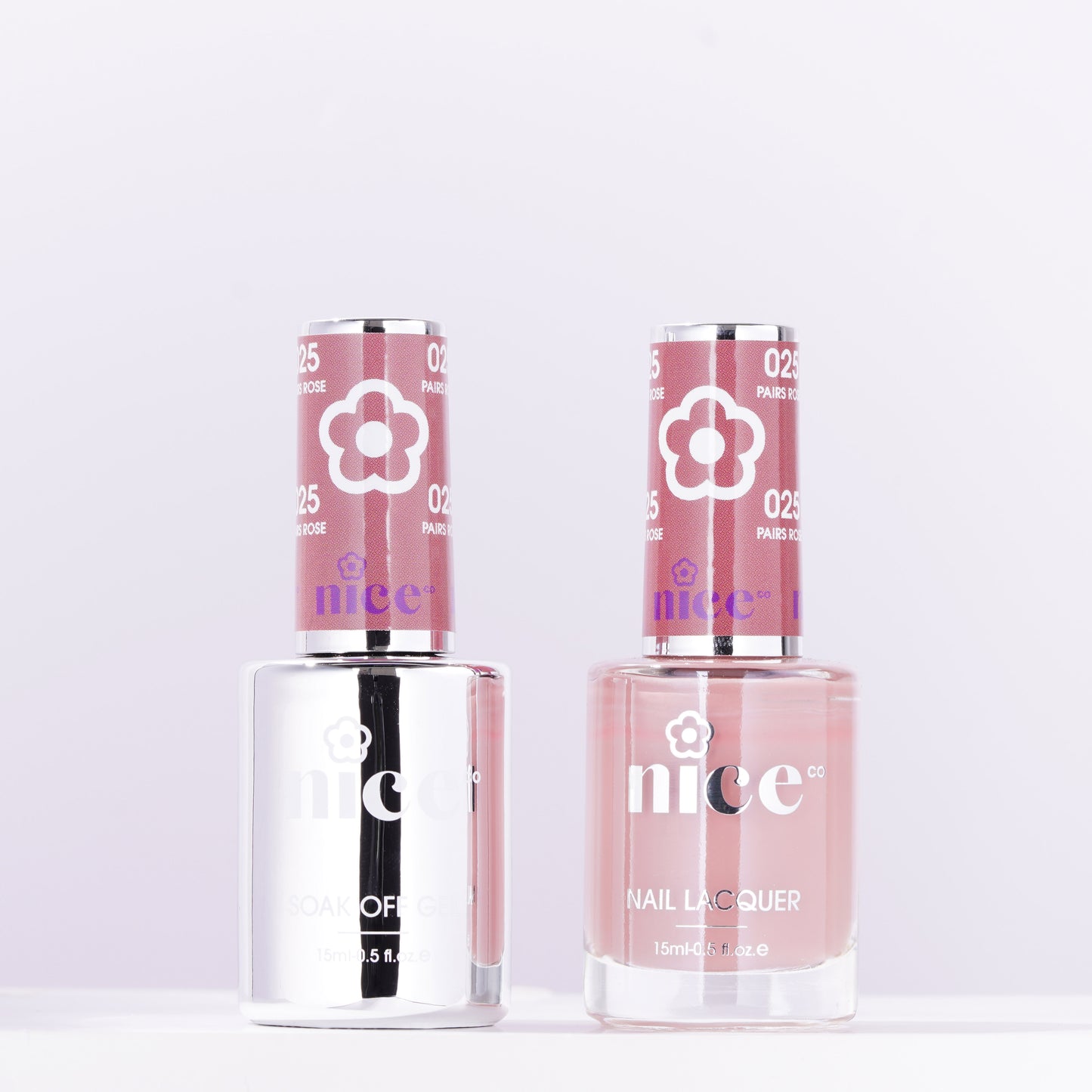 Nice #25 Duo Set Soak Off Gel