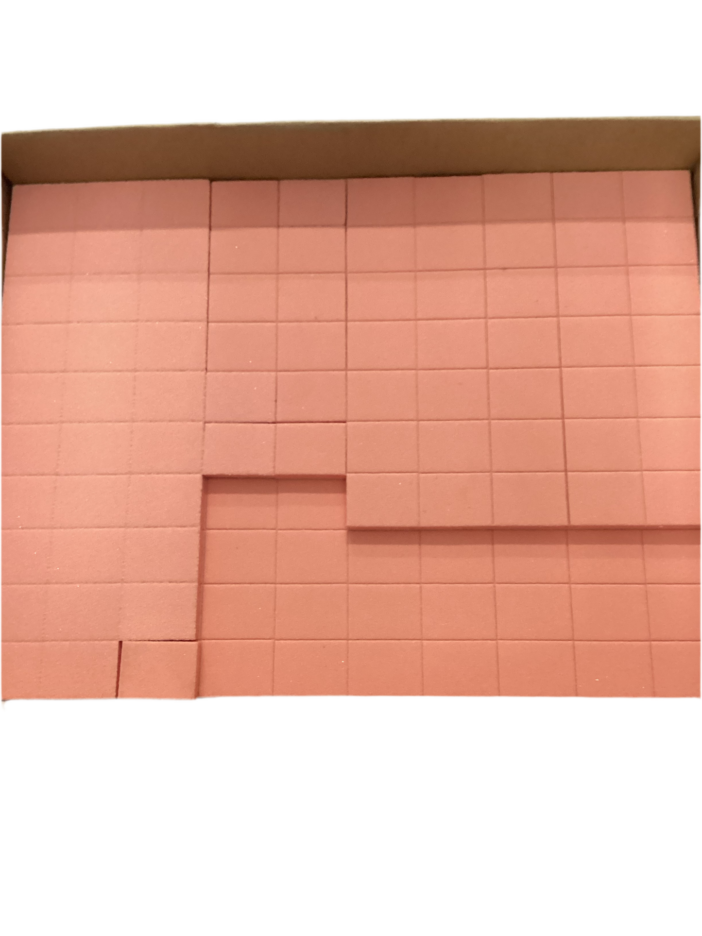 A.A 1/4 2-Way Mini Buffer Orange Foam White Grit 80/80