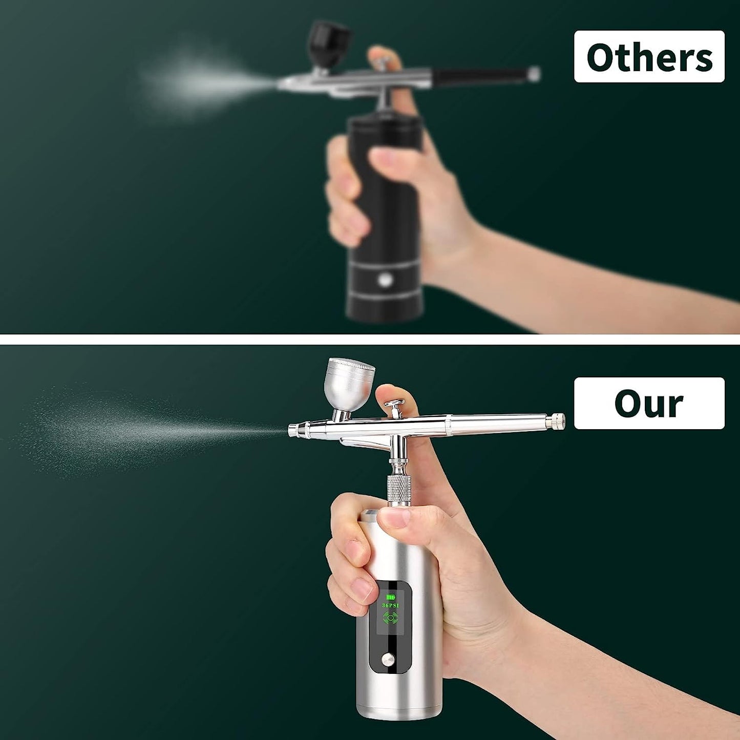 Airbrush Gun Kit with Compressor