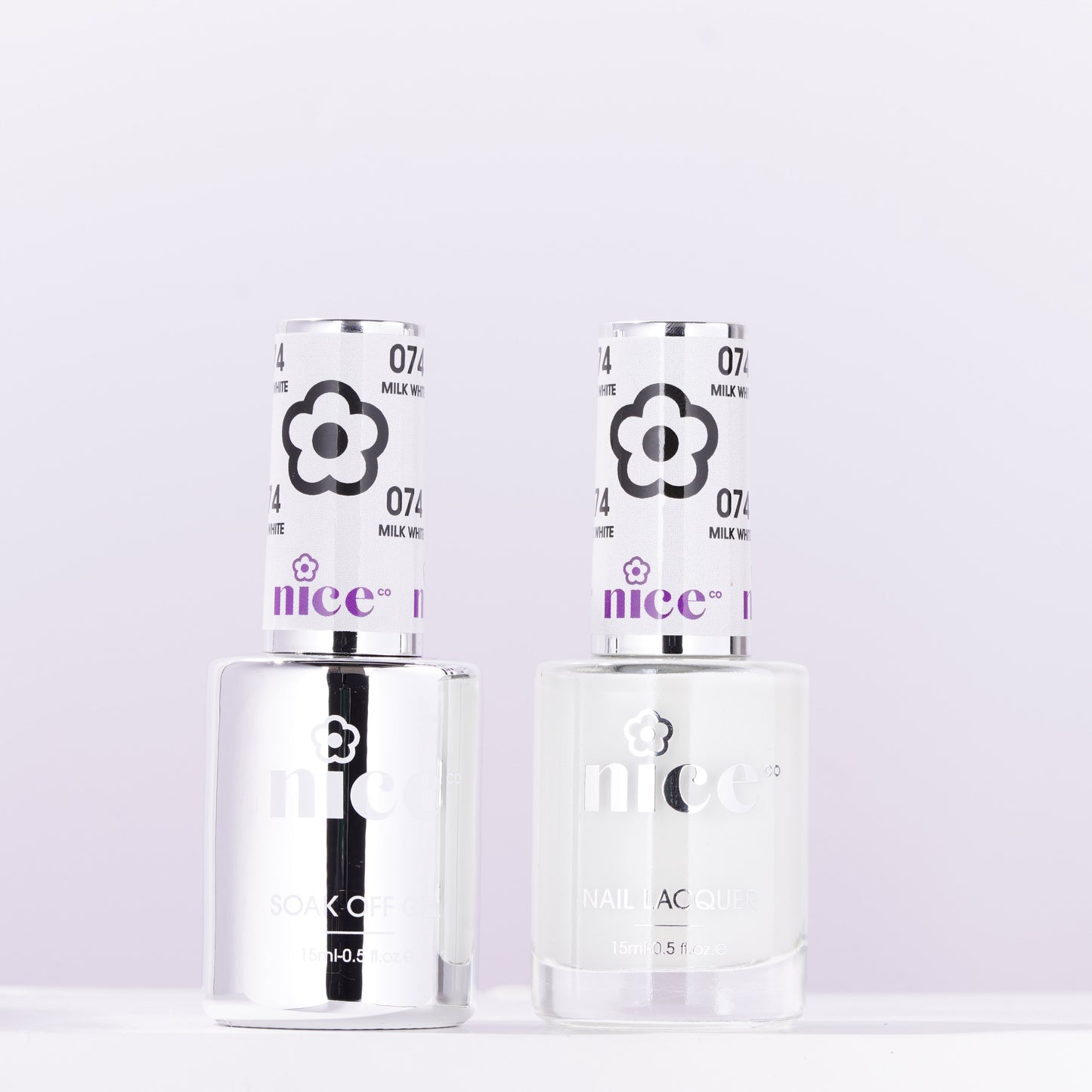 Nice #74 Duo Set Soak Off Gel