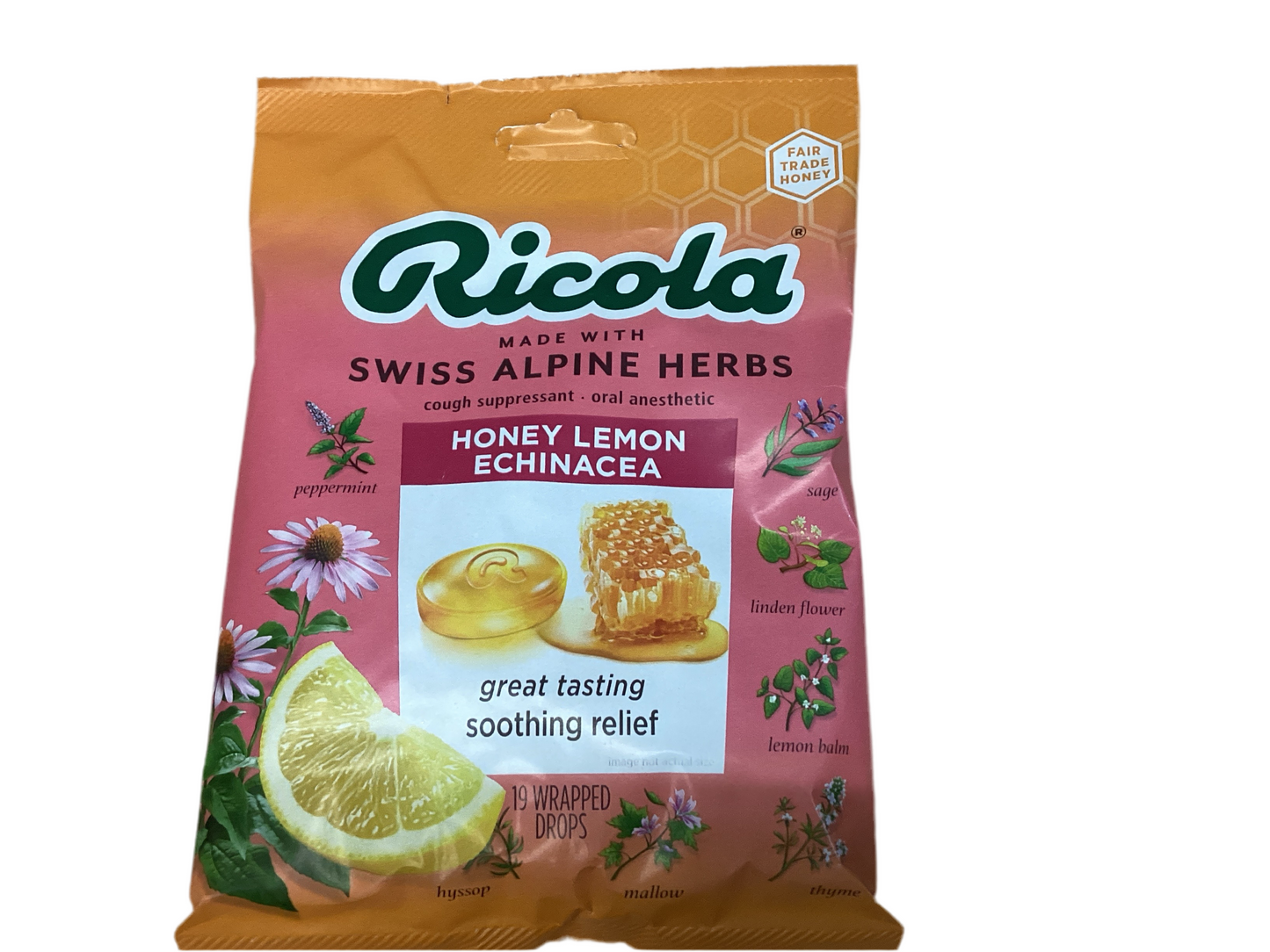 Ricola Honey Lemon Echinacea