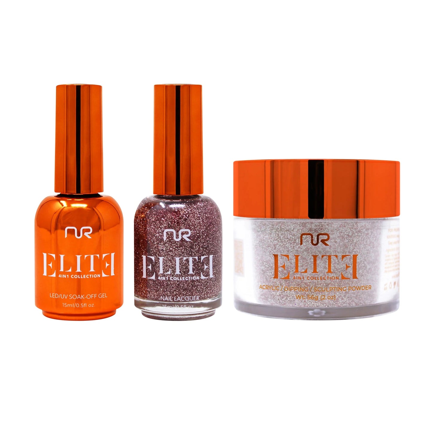 NR Elite 4 in 1 #036 Rose Gold Glitter