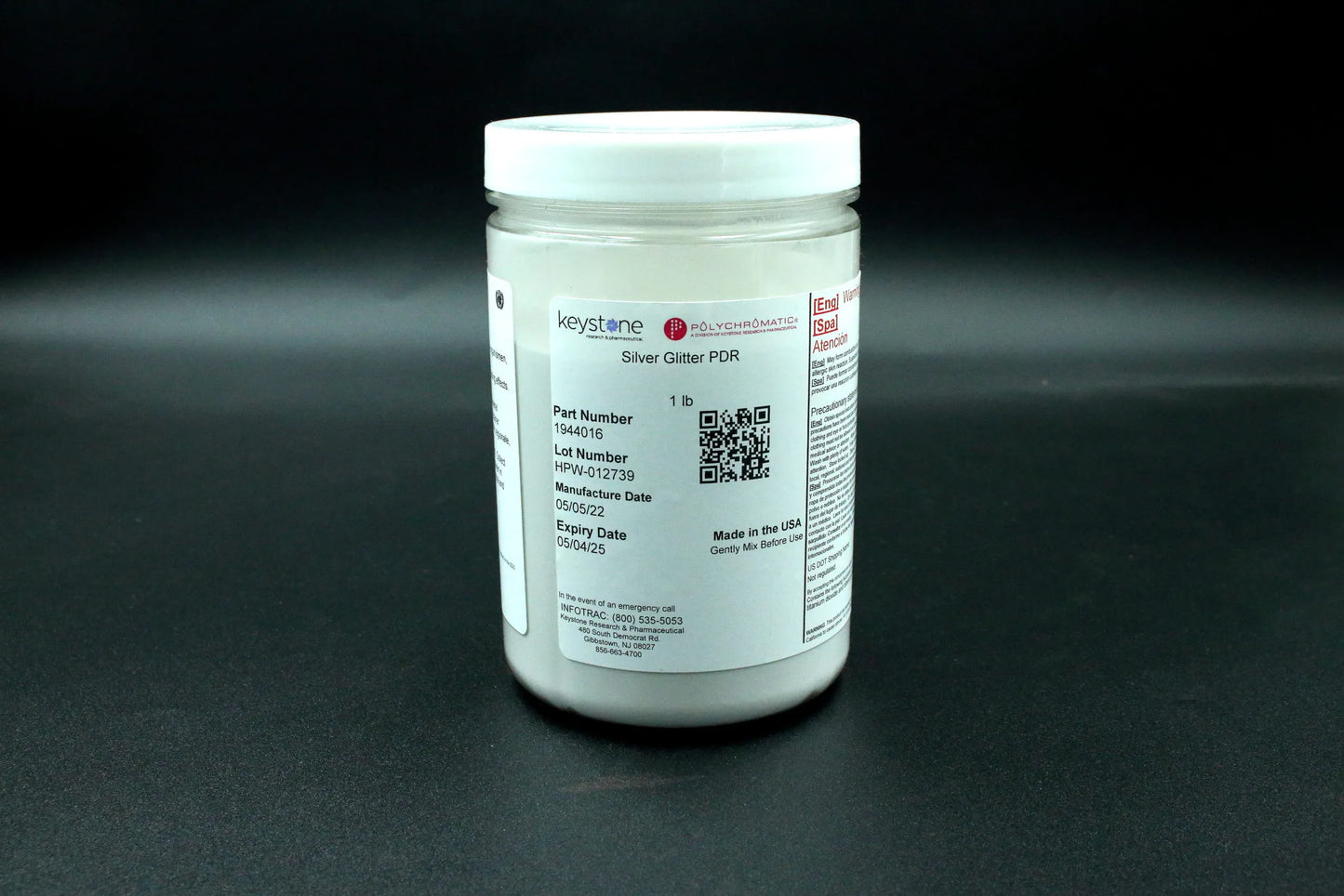 1944016 – Silver Glitter PDR