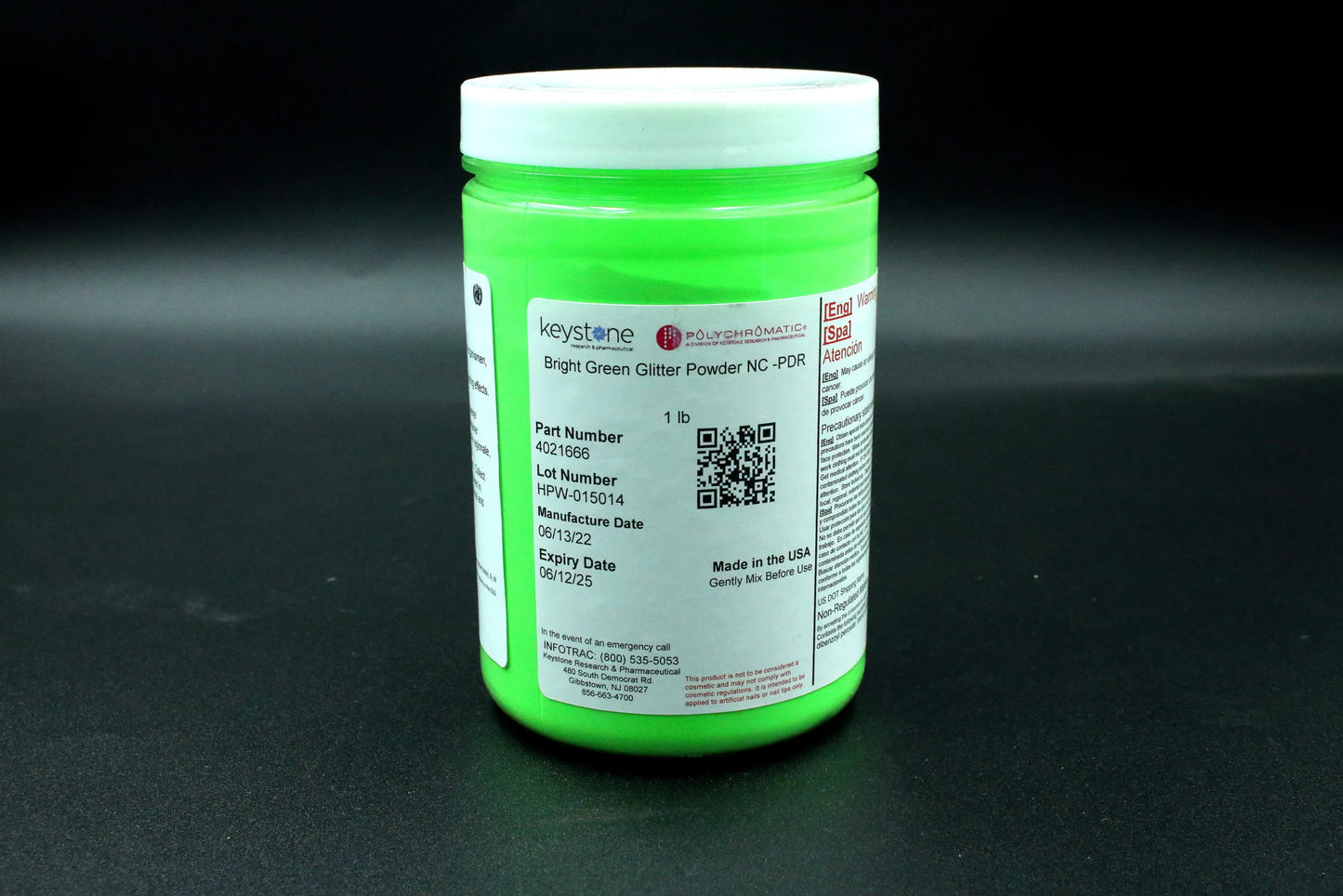 4021666 – Bright Green Glitter Powder NC-PDR