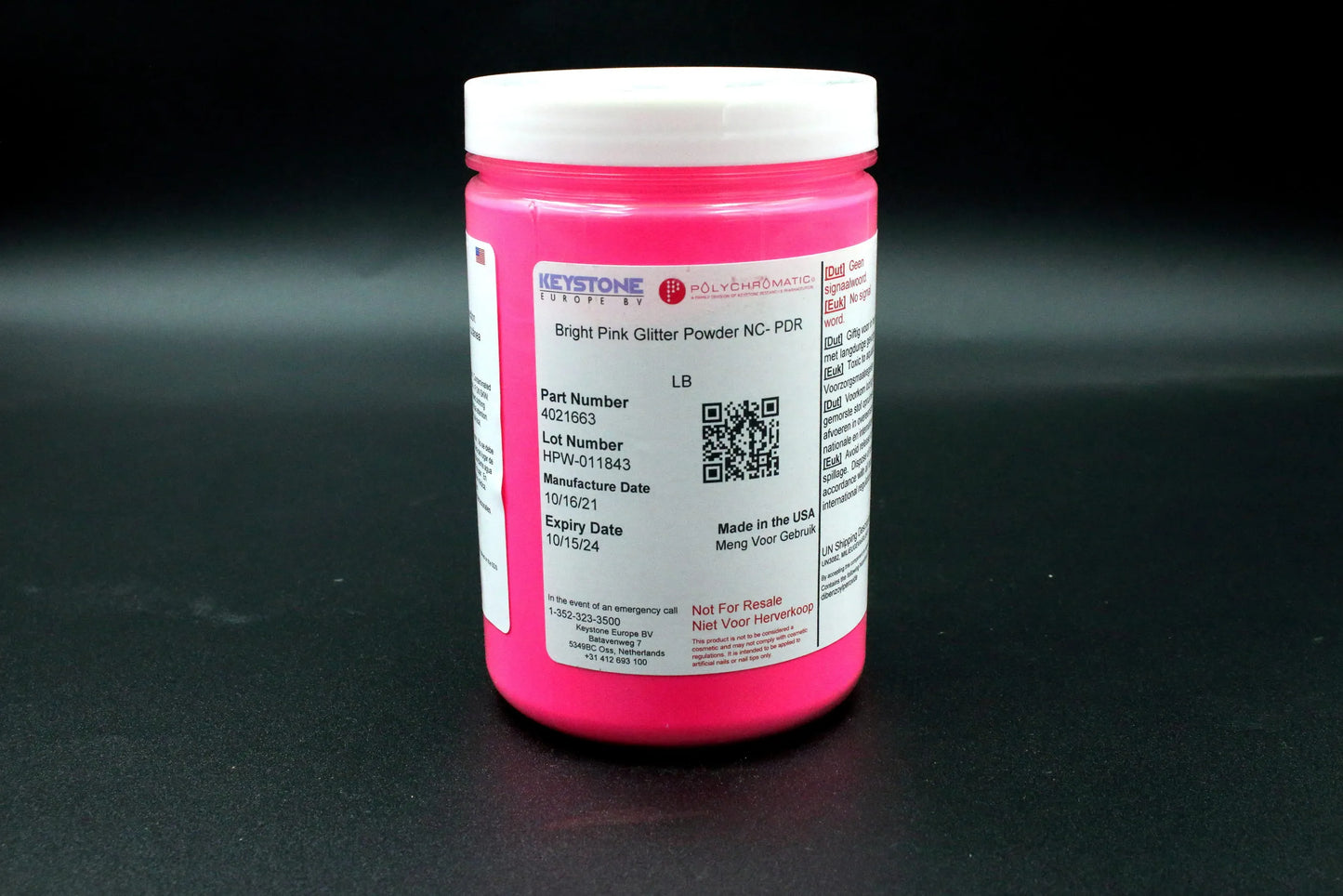 4021663 – Bright Pink Glitter Powder NC-PDR