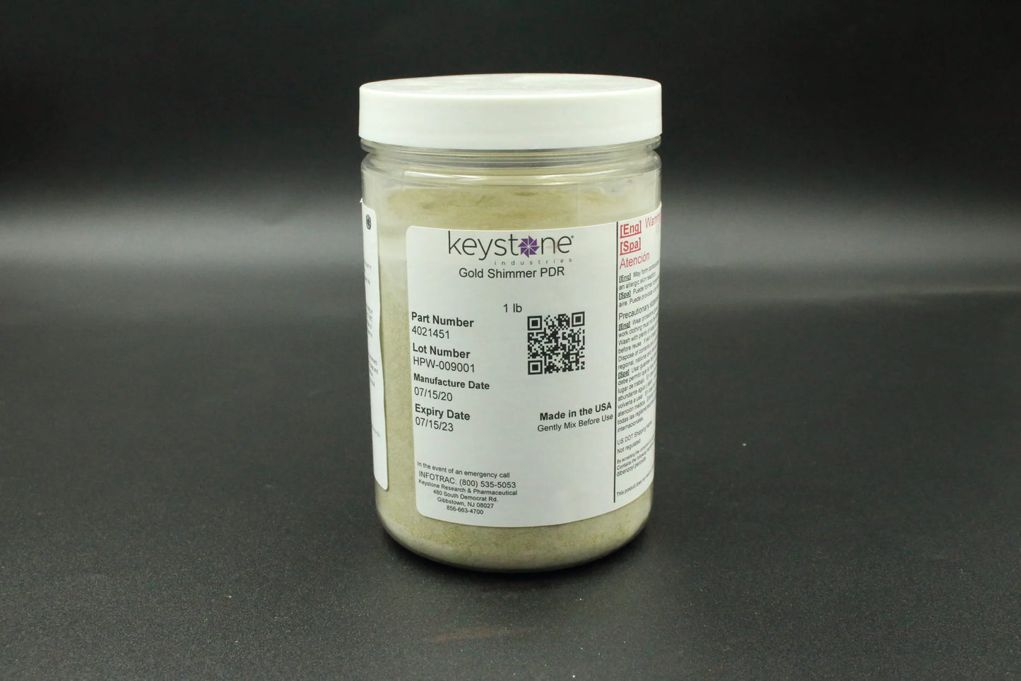 4021451 – Gold Shimmer PDR