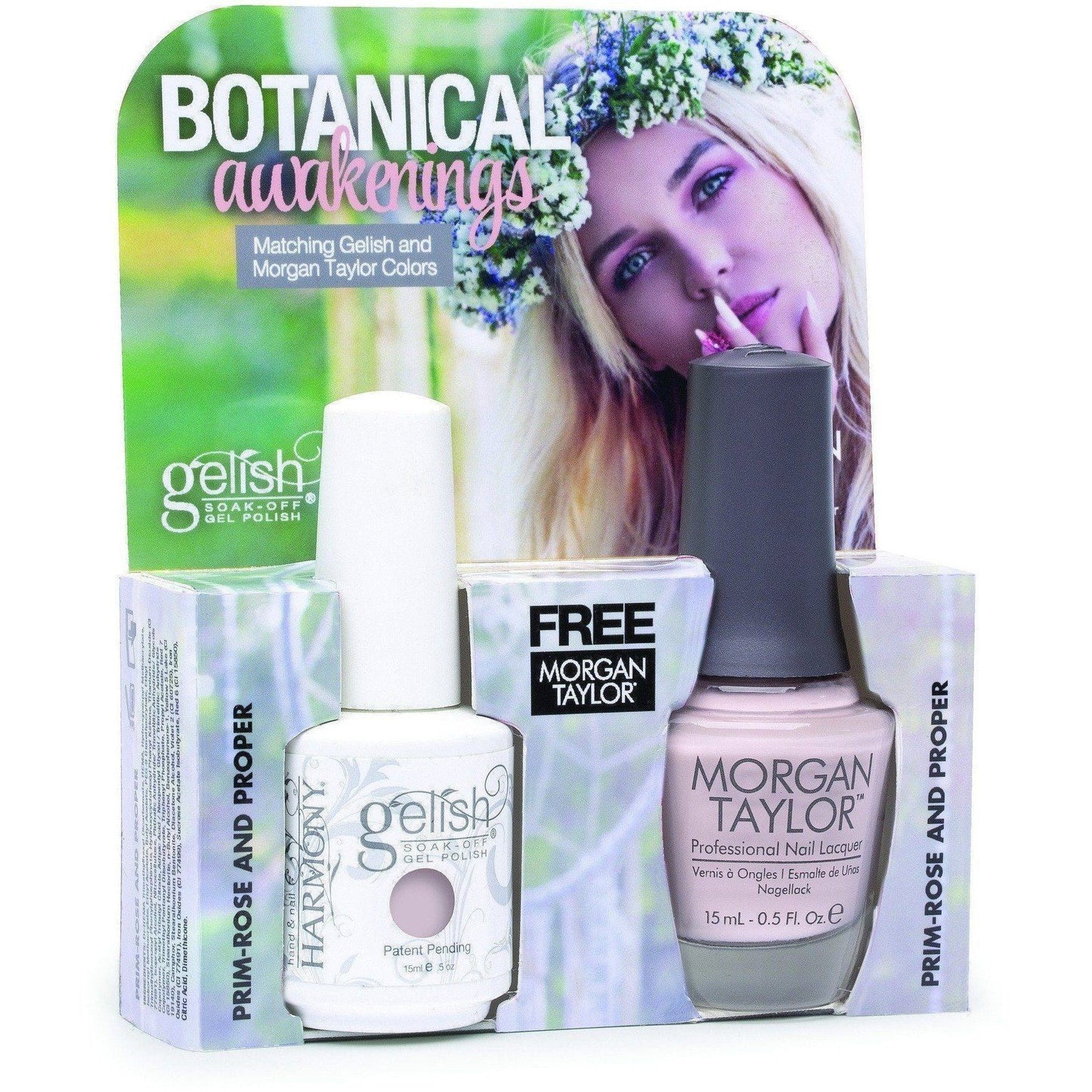 Harmony Gelish Prim-Rose And Proper #1110203 + Morgan Taylor #50203