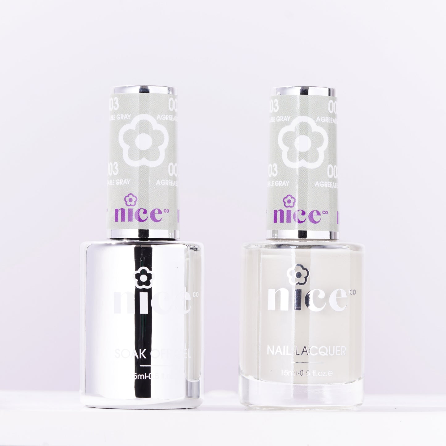 Nice #3 Duo Set Soak Off Gel