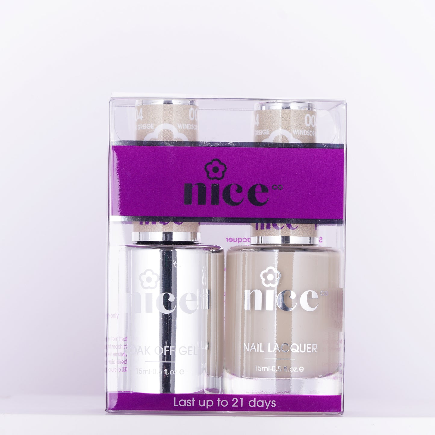 Nice #4 Duo Set Soak Off Gel