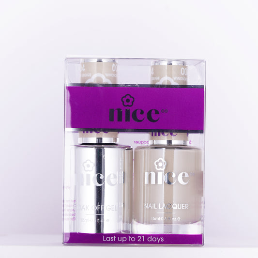 Nice #4 Duo Set Soak Off Gel