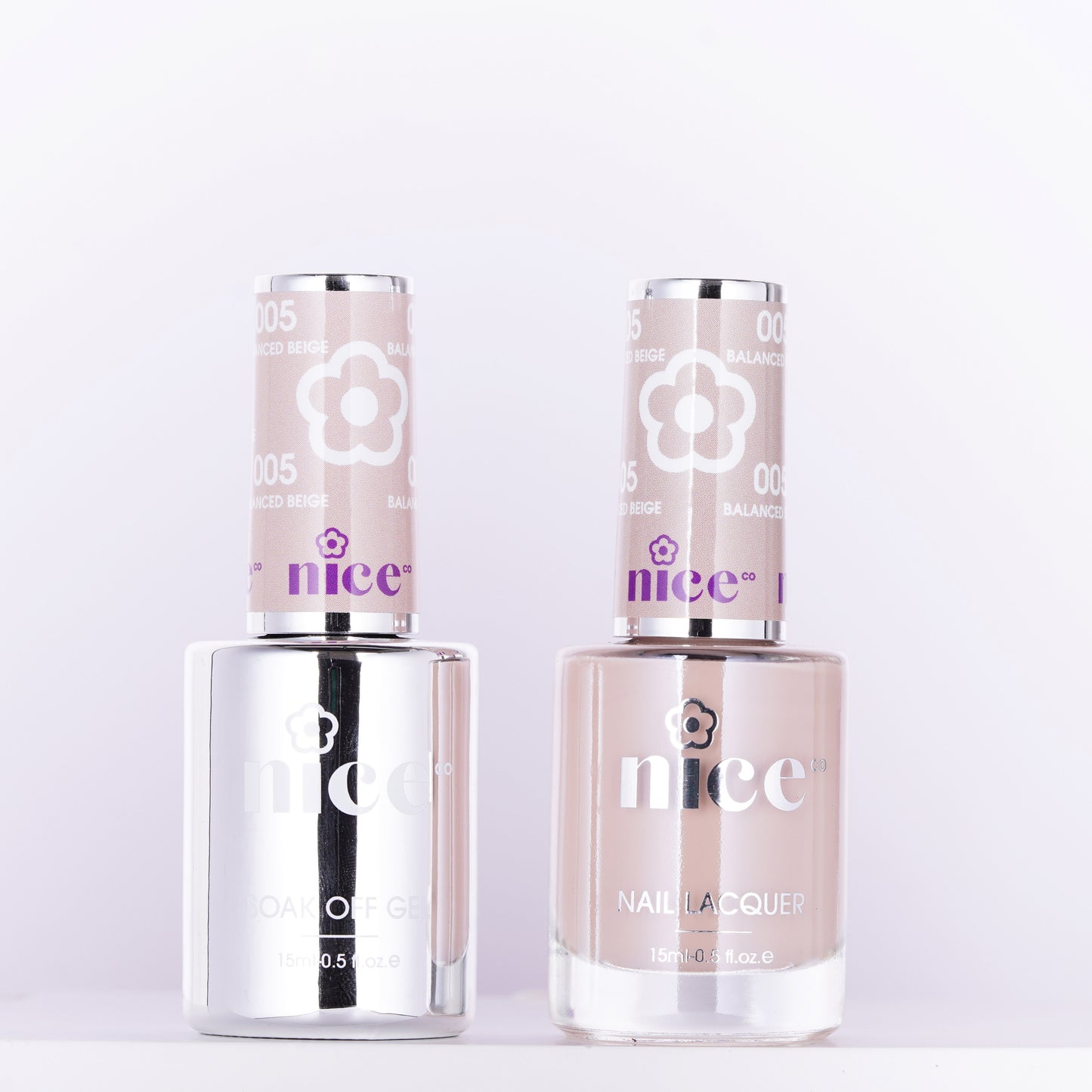 Nice #5 Duo Set Soak Off Gel
