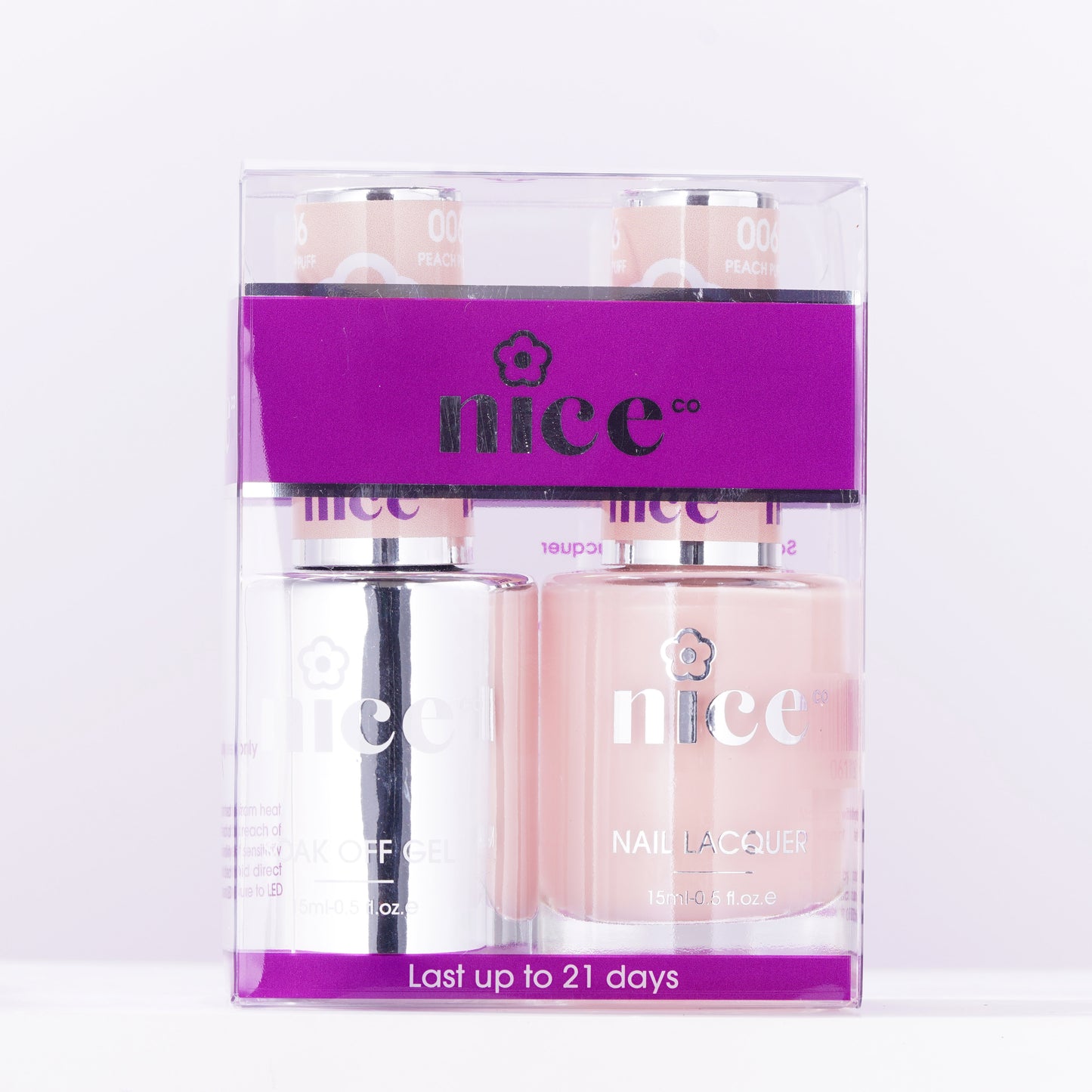 Nice #6 Duo Set Soak Off Gel