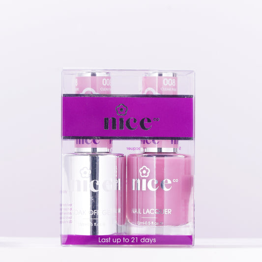Nice #8 Duo Set Soak Off Gel