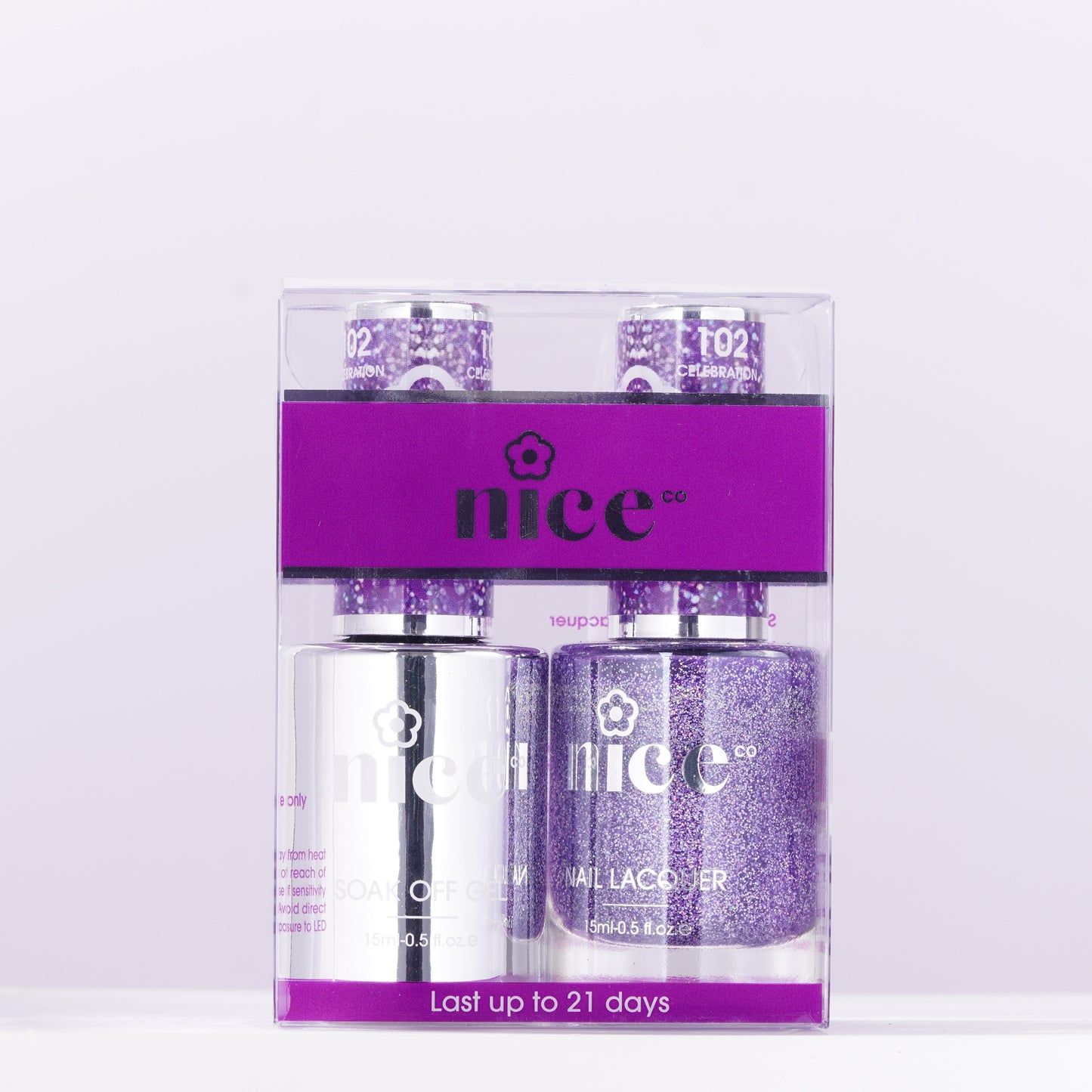 Nice #102 Duo Set Soak Off Gel