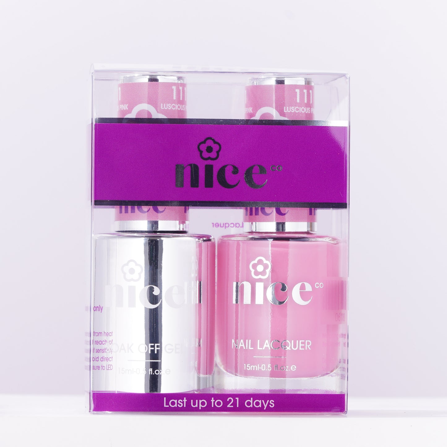 Nice #111 Duo Set Soak Off Gel
