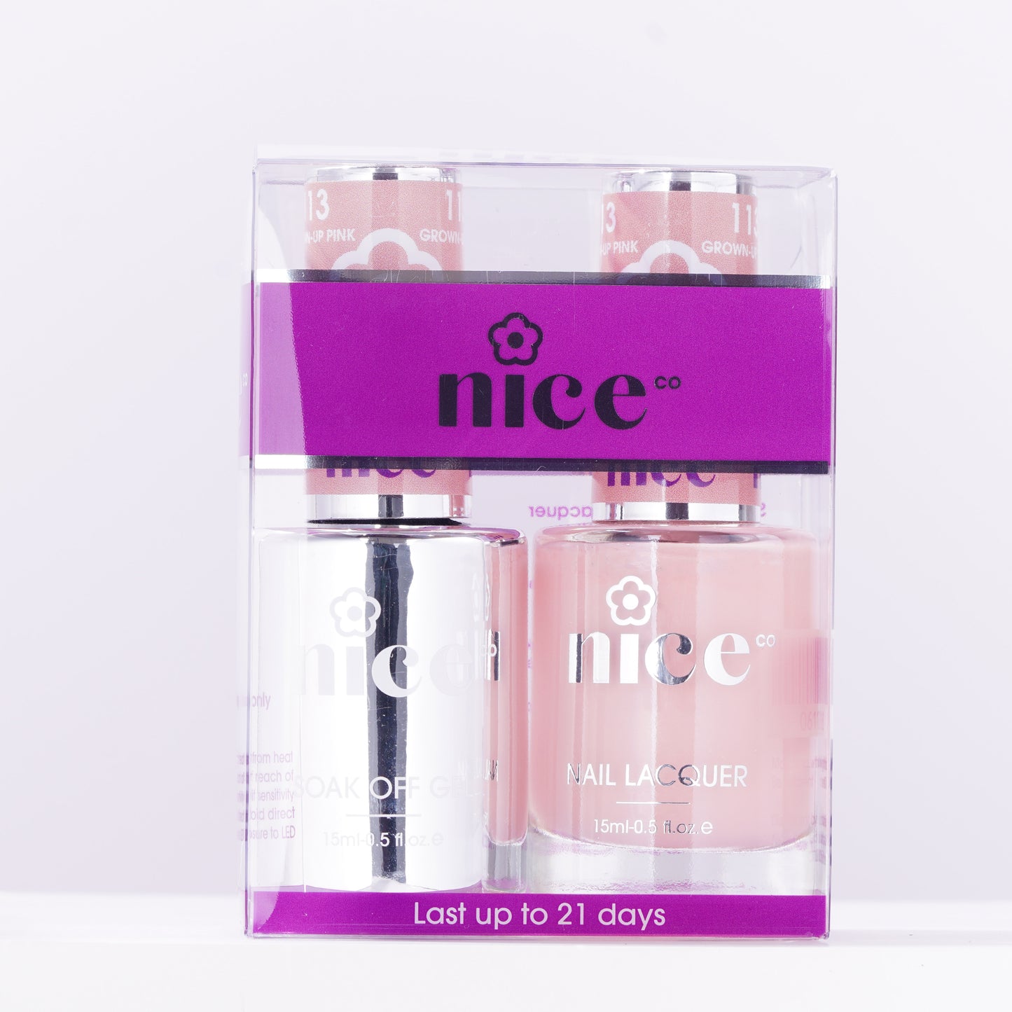 Nice #113 Duo Set Soak Off Gel