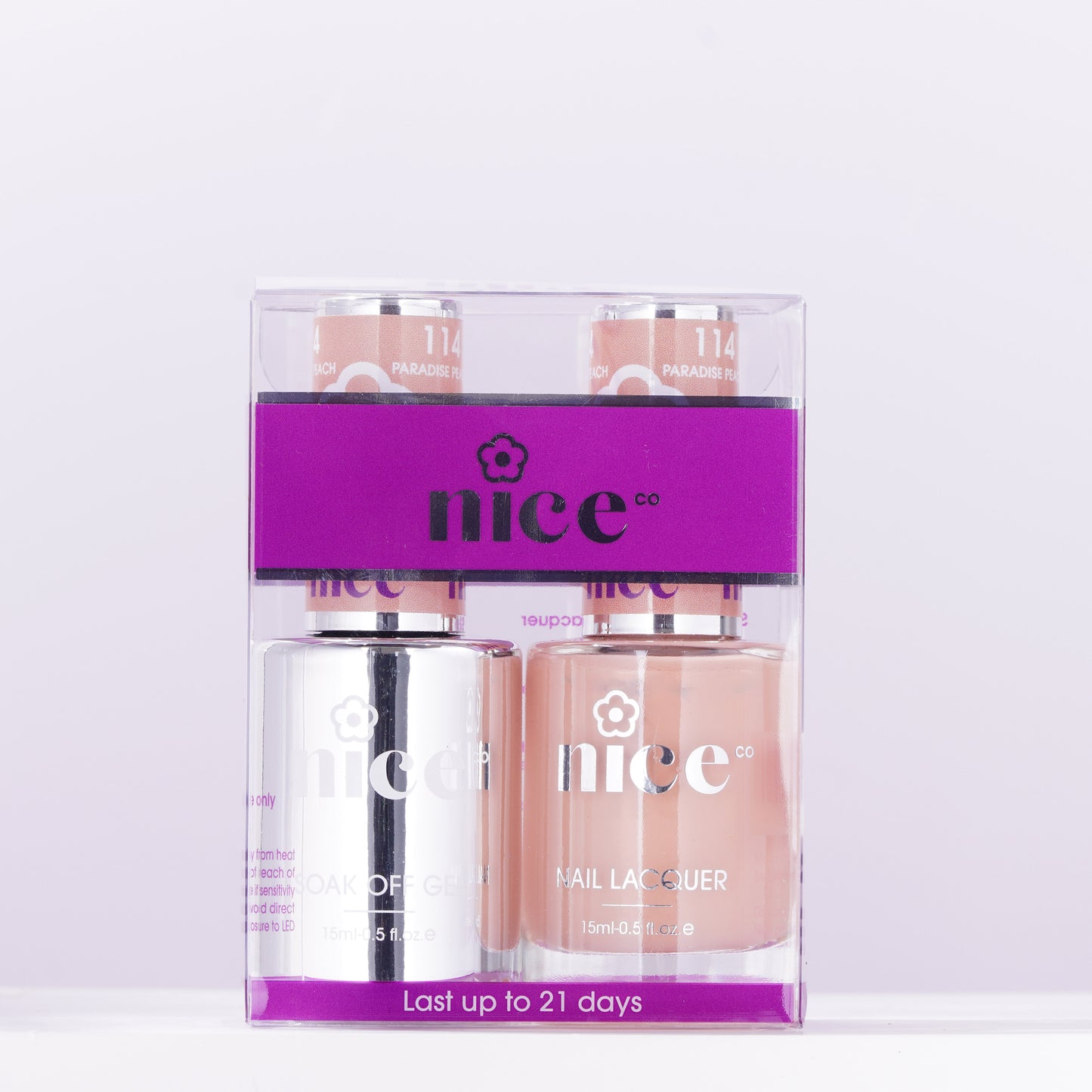 Nice #114 Duo Set Soak Off Gel