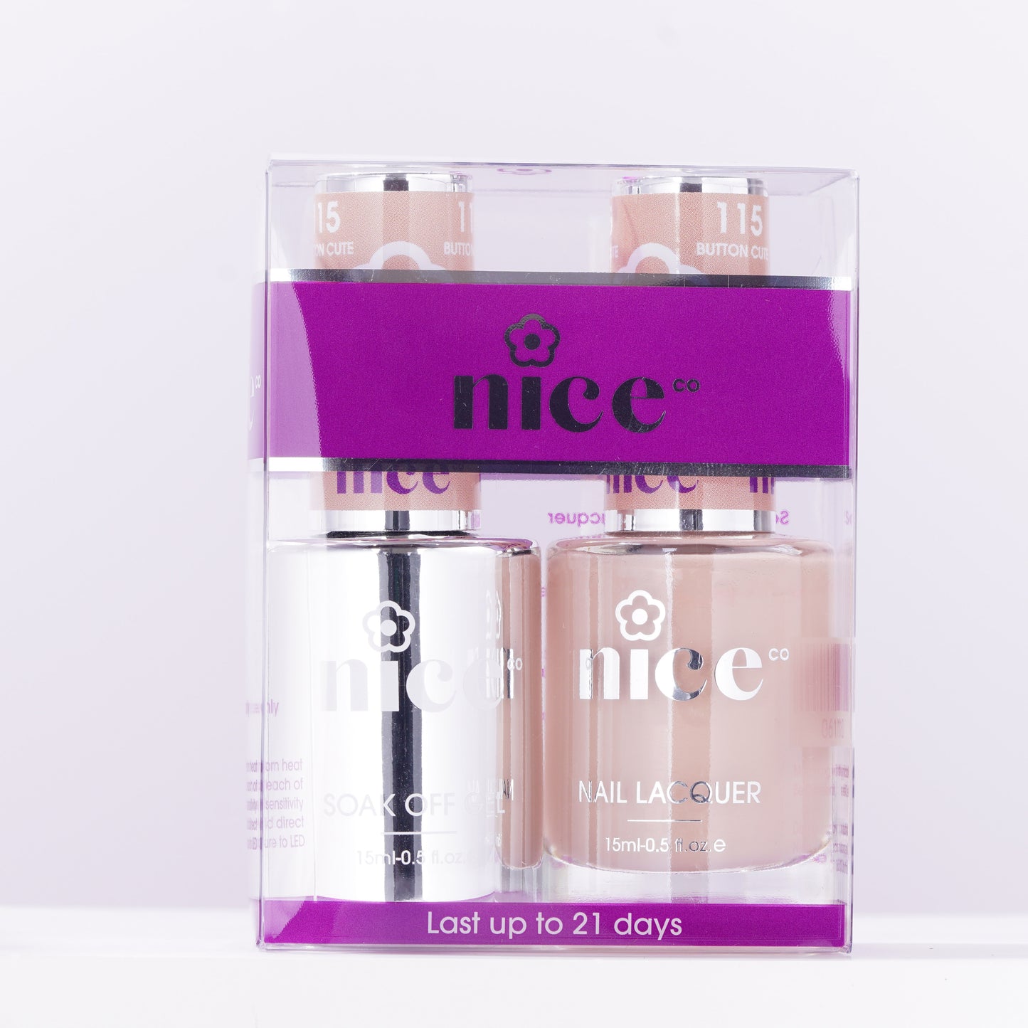 Nice #115 Duo Set Soak Off Gel