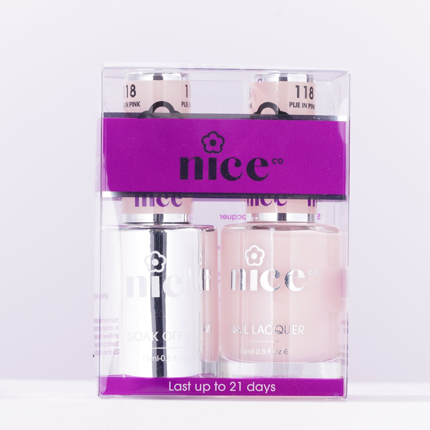 Nice #118 Duo Set Soak Off Gel