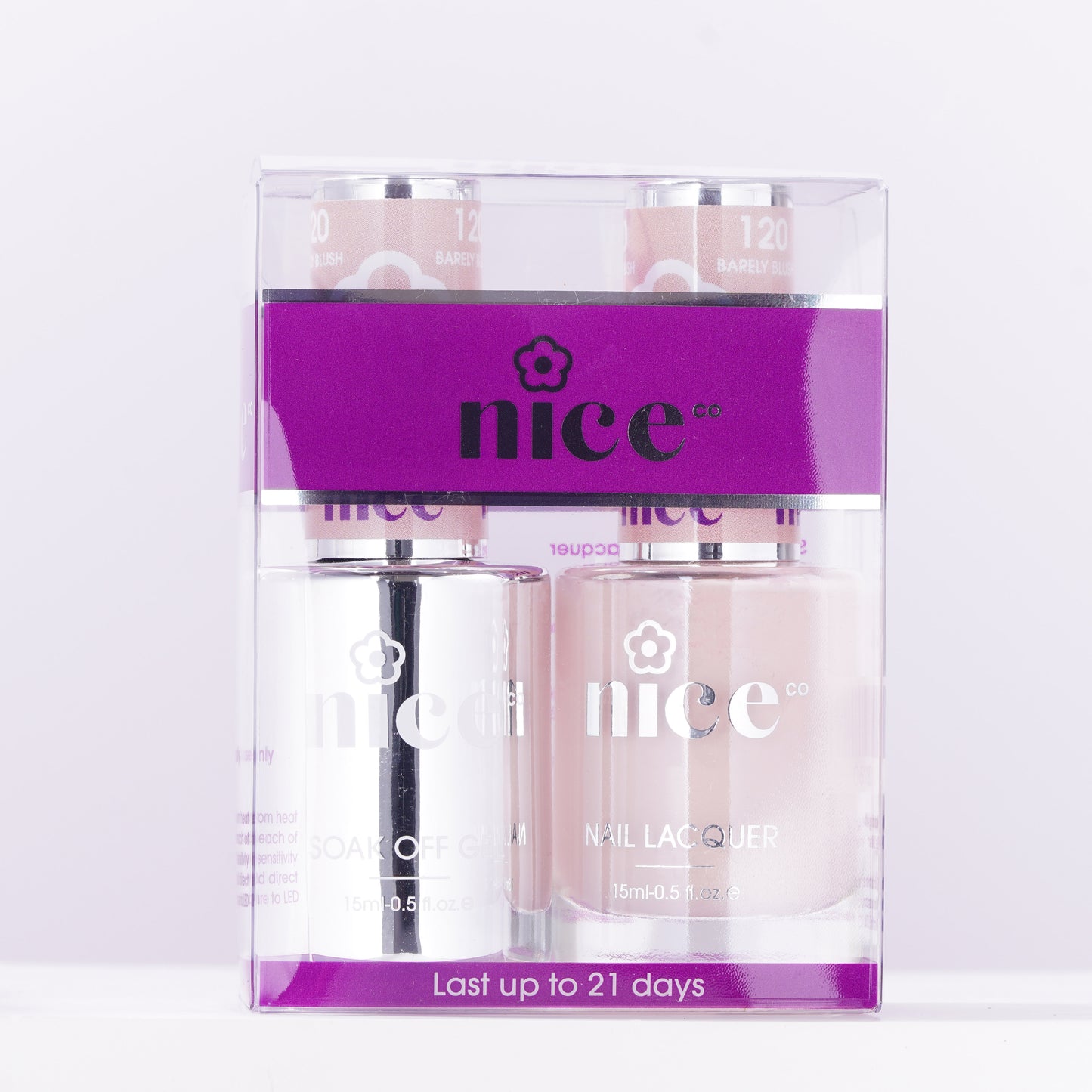 Nice #120 Duo Set Soak Off Gel