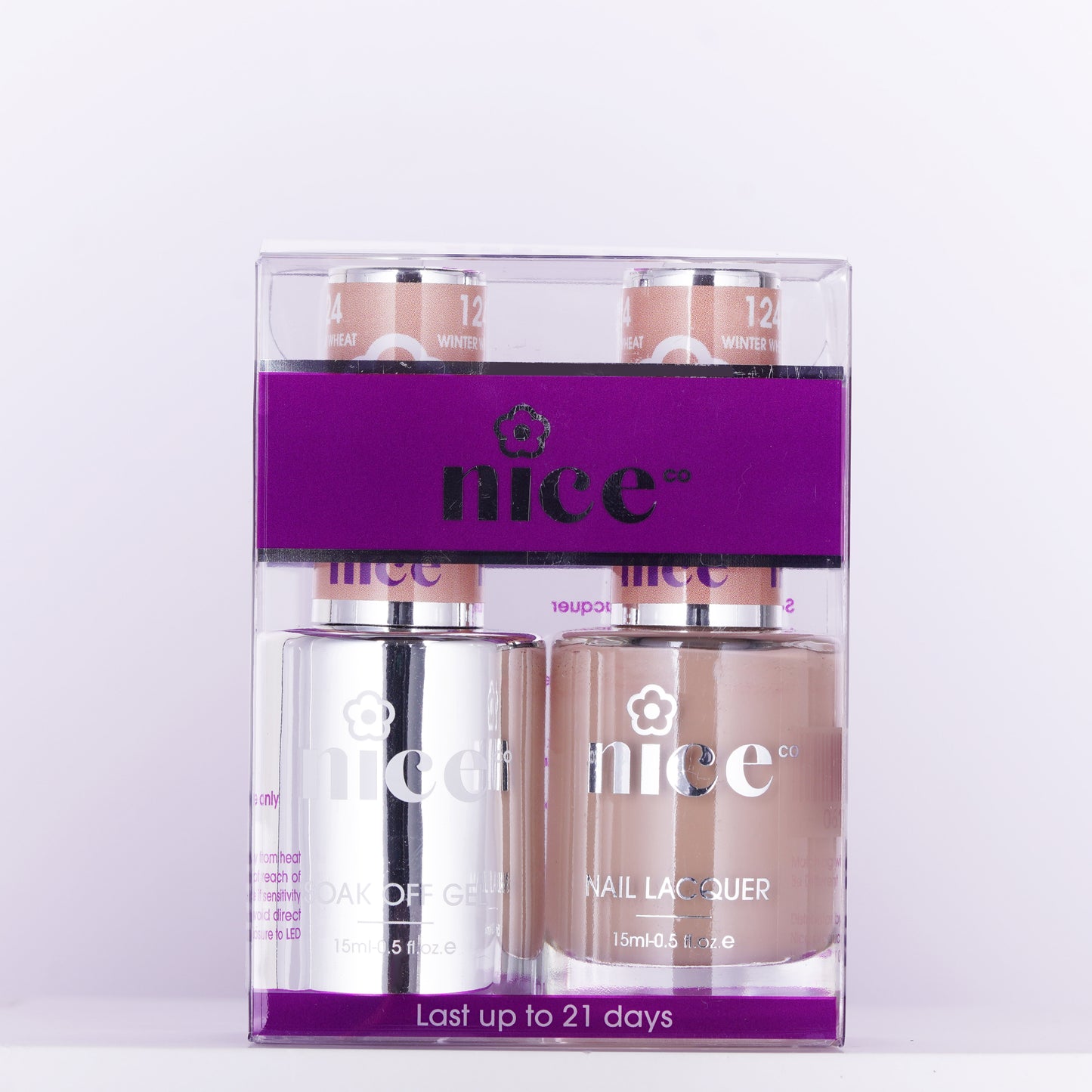 Nice #124 Duo Set Soak Off Gel