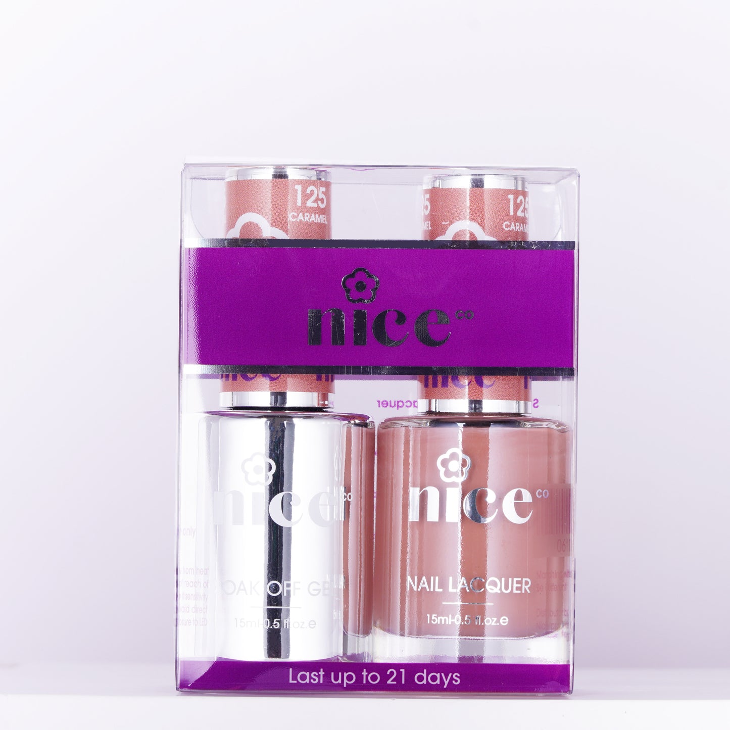 Nice #125 Duo Set Soak Off Gel