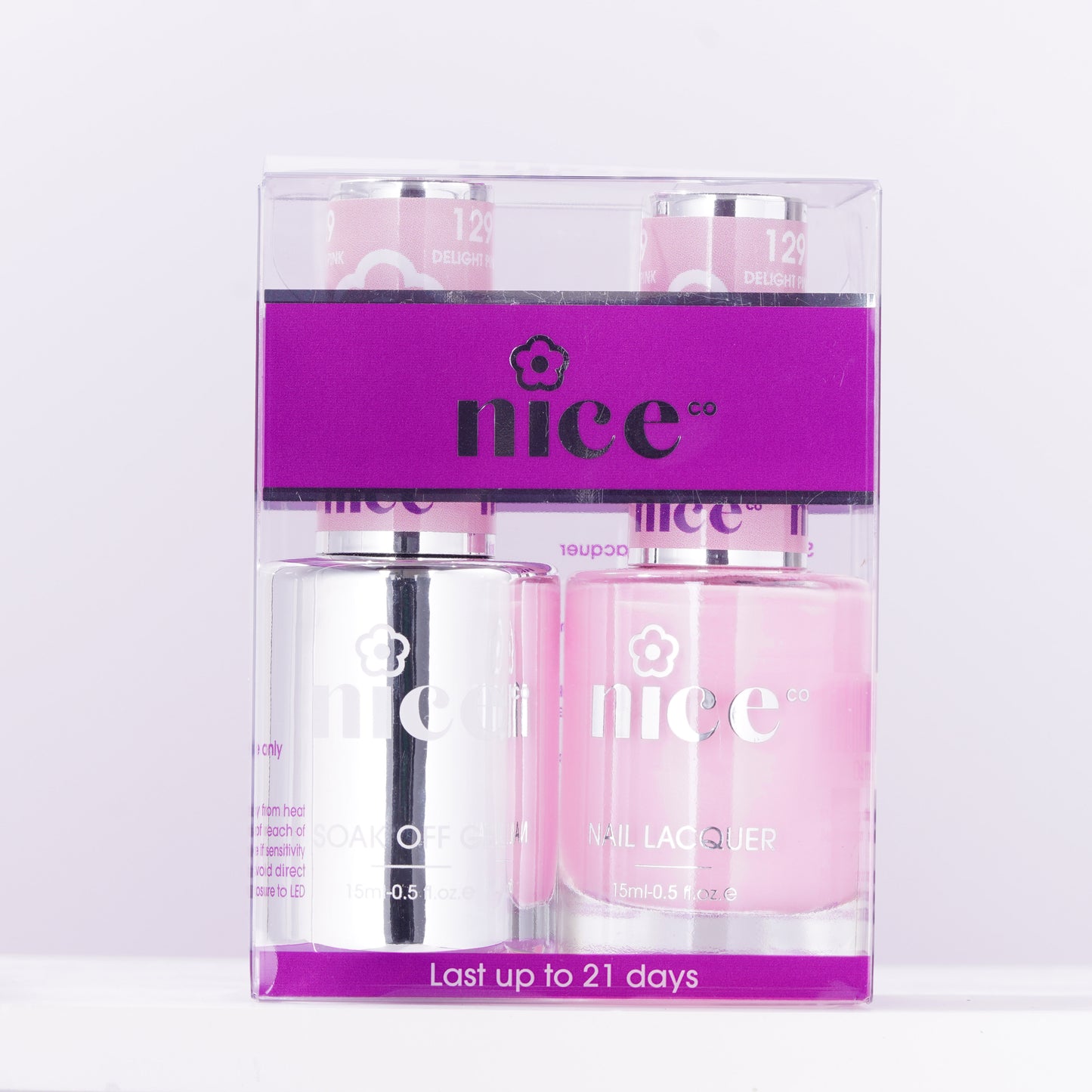 Nice #129 Duo Set Soak Off Gel