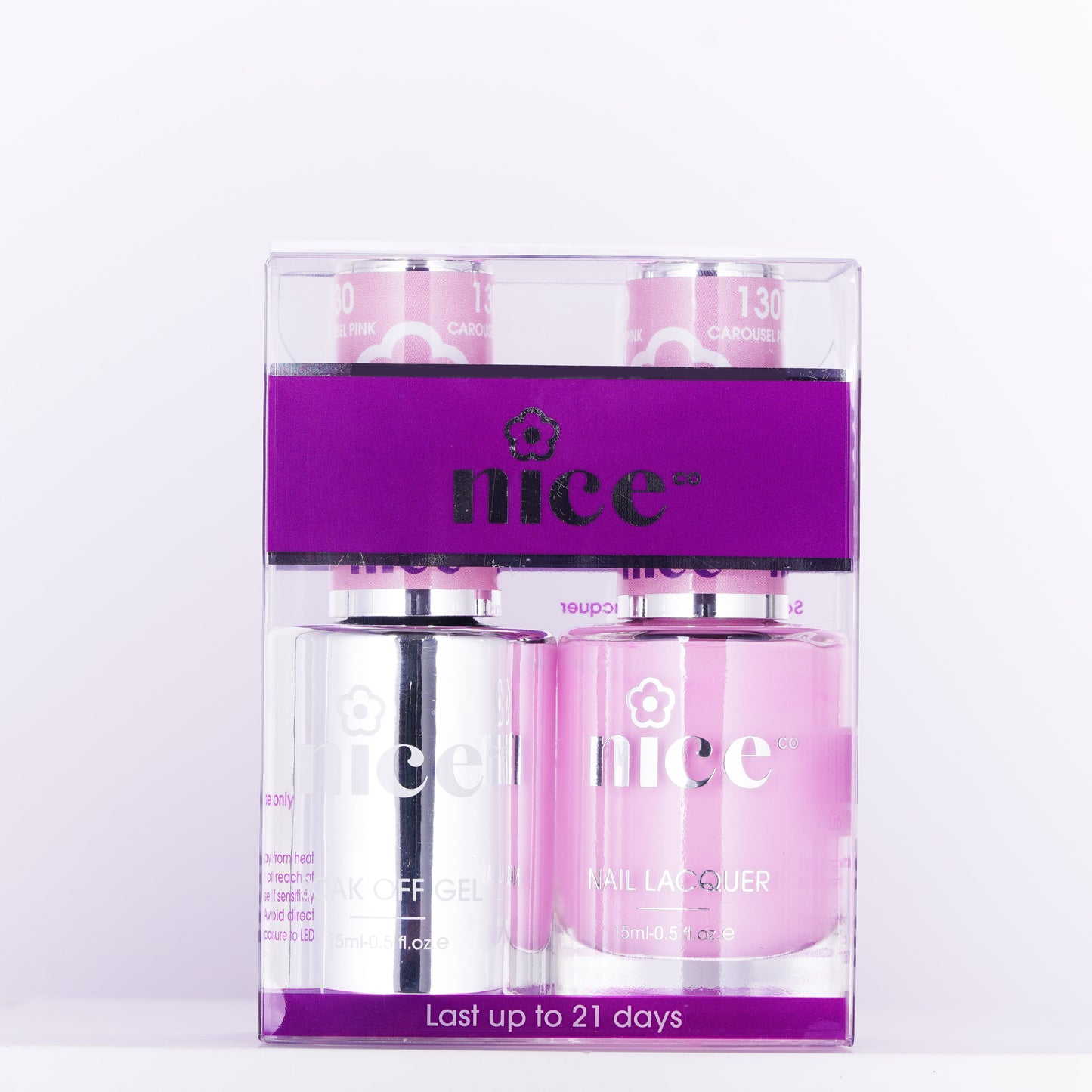 Nice #130 Duo Set Soak Off Gel
