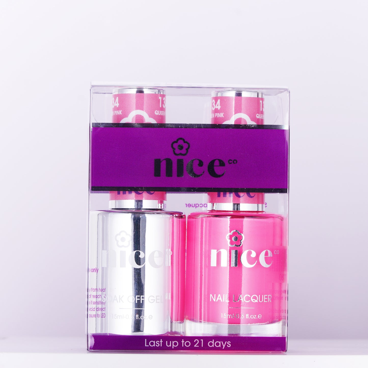 Nice #134 Duo Set Soak Off Gel