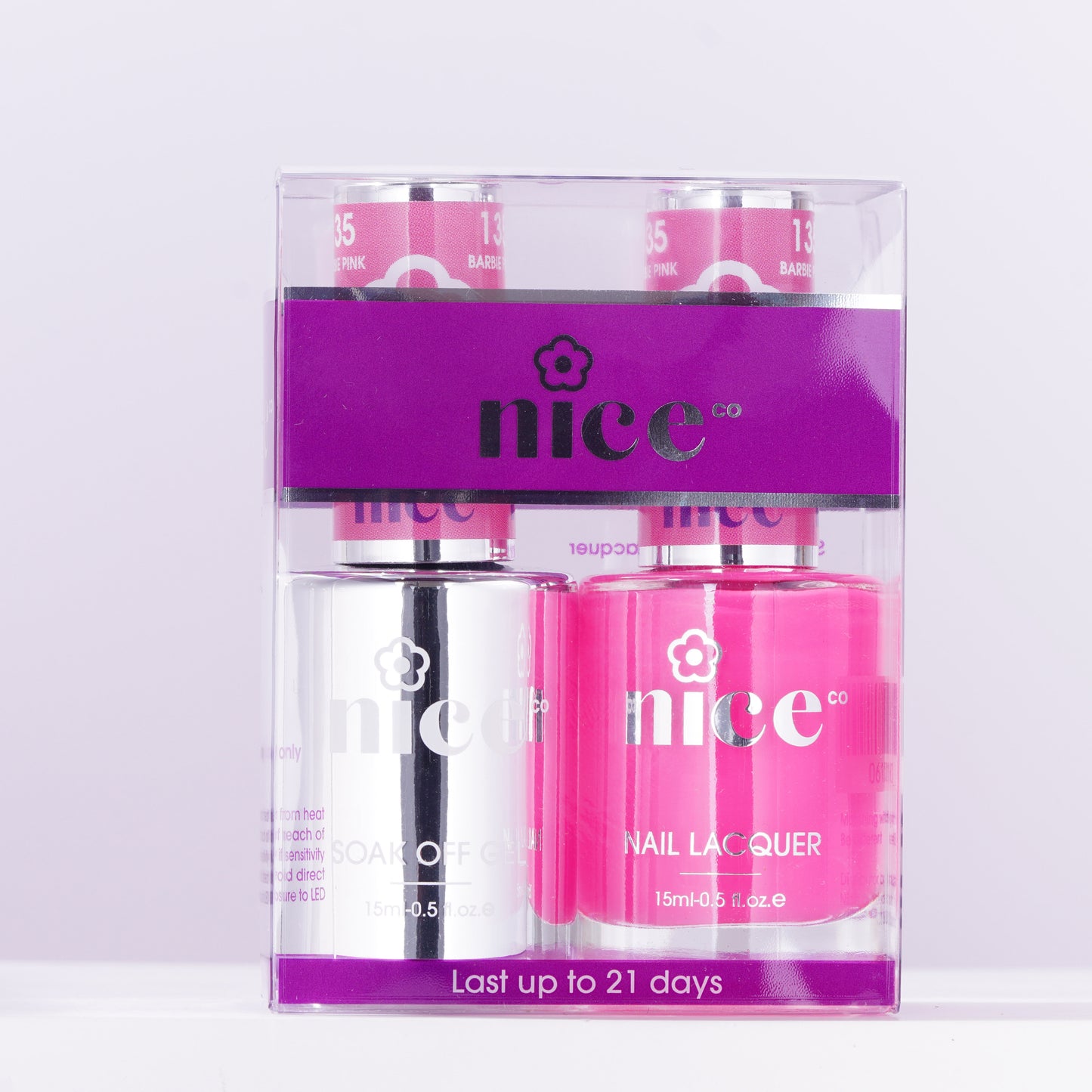 Nice #135 Duo Set Soak Off Gel