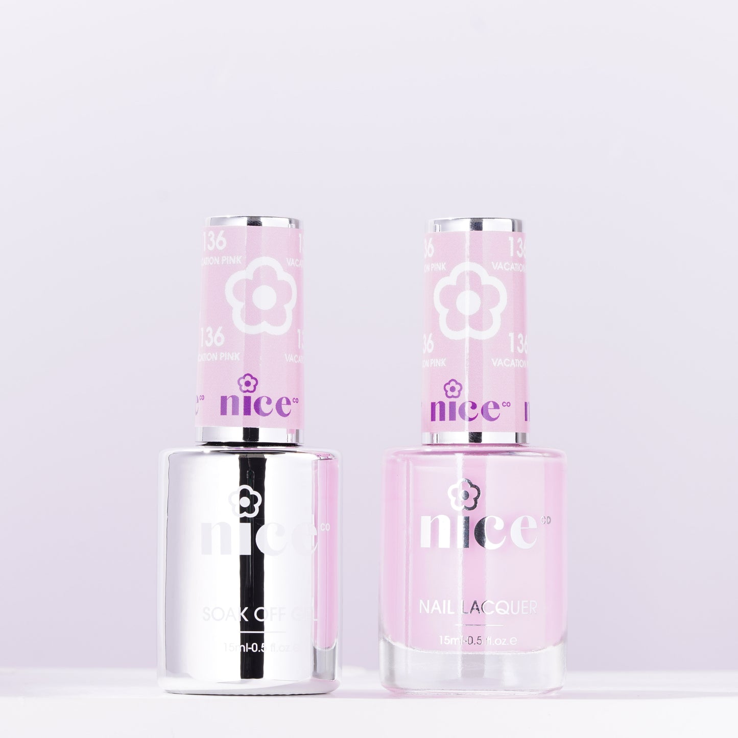 Nice #136 Duo Set Soak Off Gel