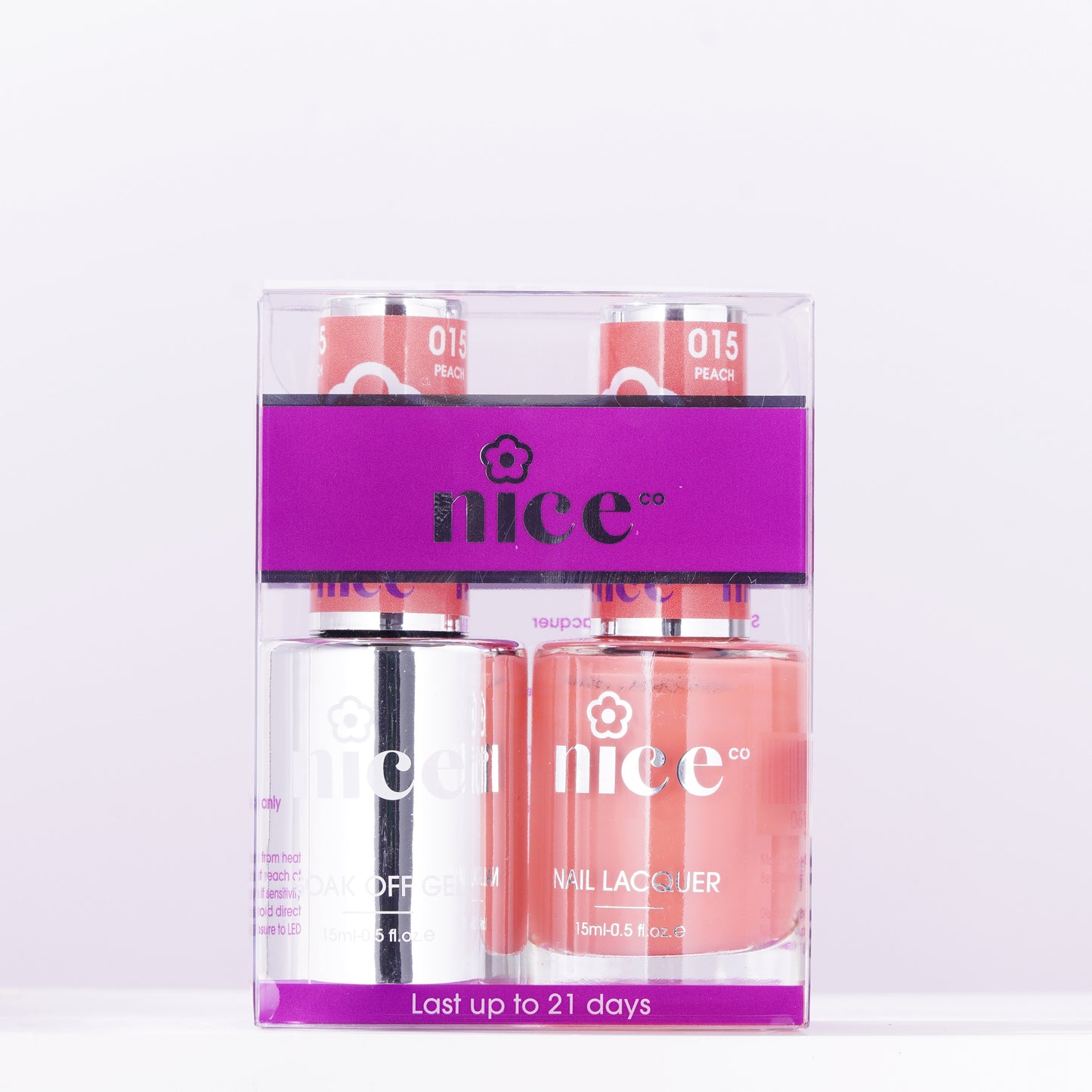 Nice #15 Duo Set Soak Off Gel