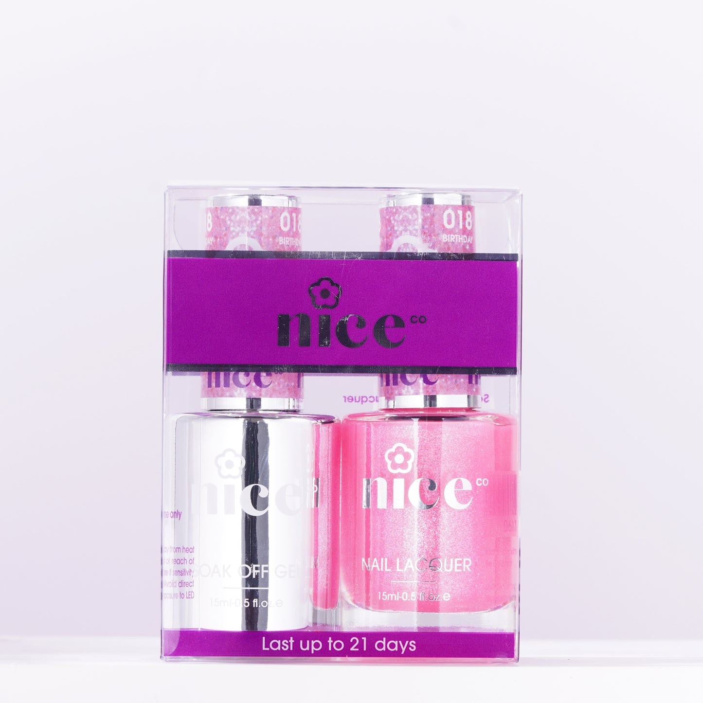 Nice #18 Duo Set Soak Off Gel