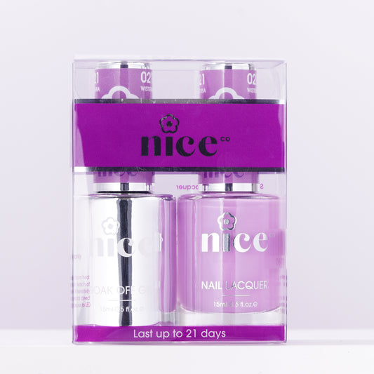 Nice #21 Duo Set Soak Off Gel