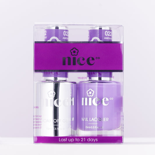 Nice #22 Duo Set Soak Off Gel