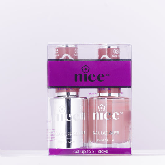 Nice #25 Duo Set Soak Off Gel