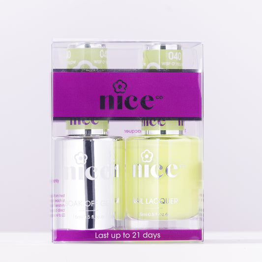 Nice #40 Duo Set Soak Off Gel