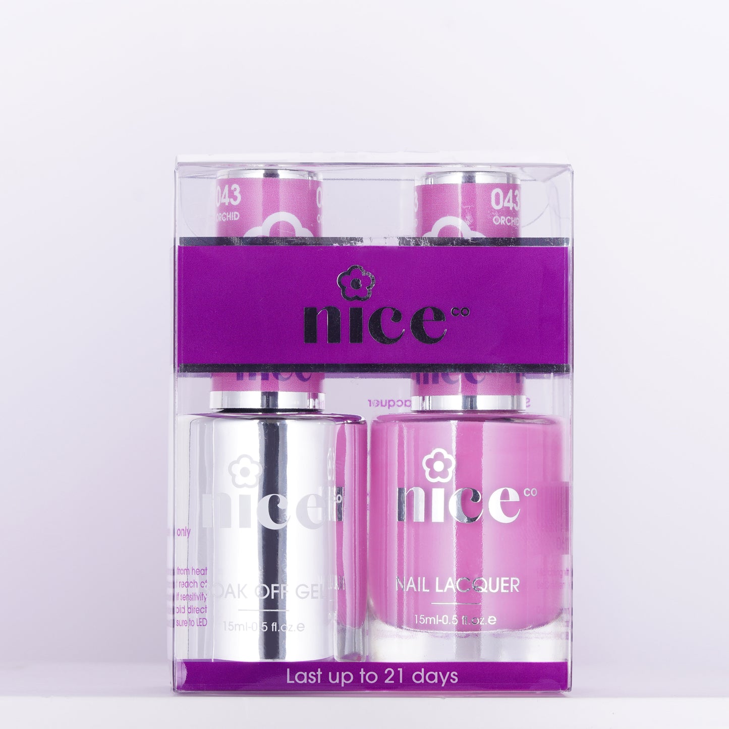 Nice #43 Duo Set Soak Off Gel