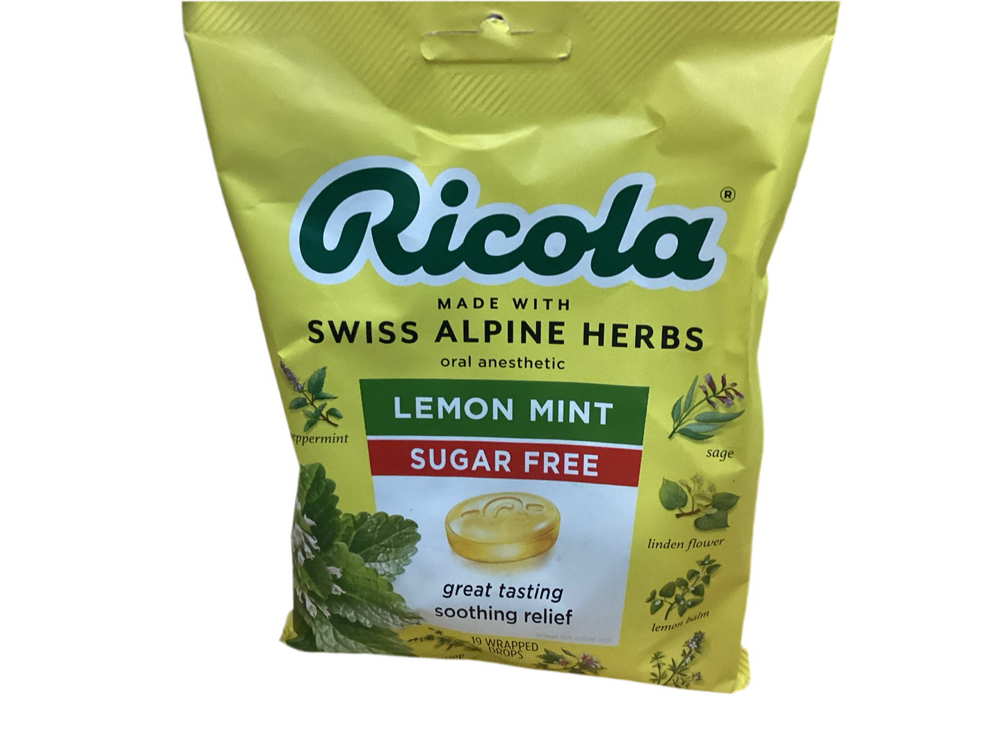 Ricola Sugar Free Lemon Mint