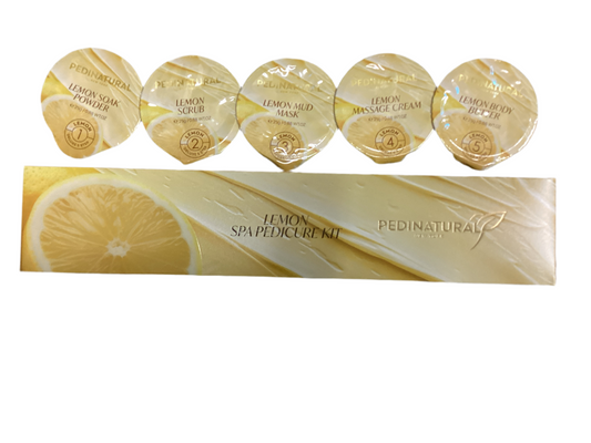 Pedinatural 5 Step Lemon Spa Pedicure Kit