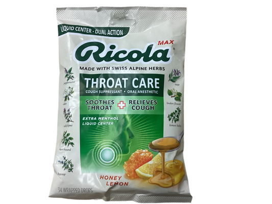 Ricola Honey Lemon Throat Care