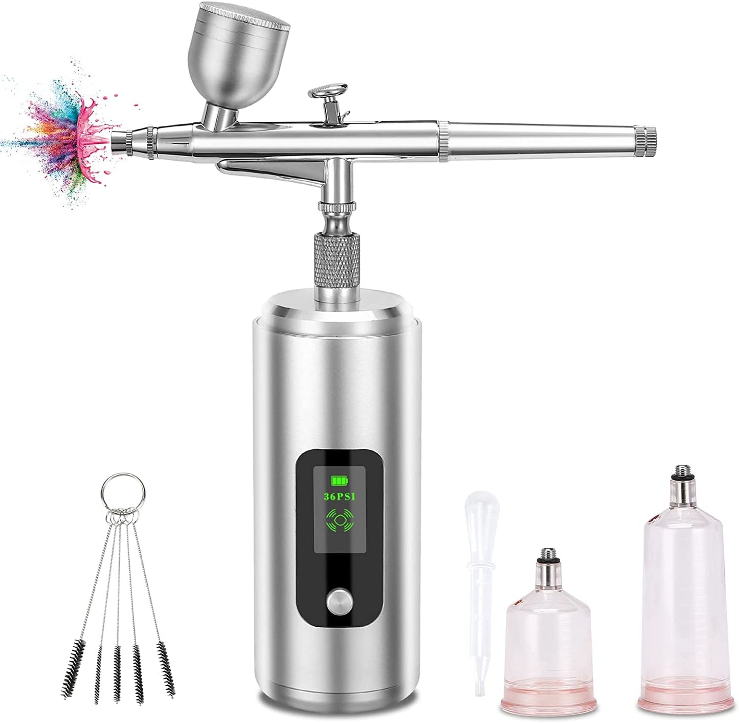 Airbrush Gun Kit with Compressor