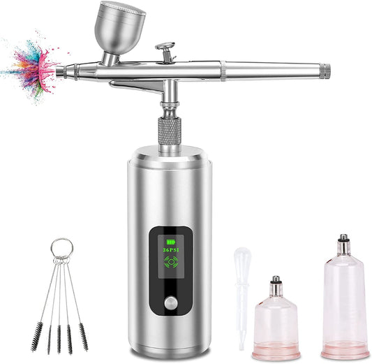 Airbrush Gun Kit with Compressor