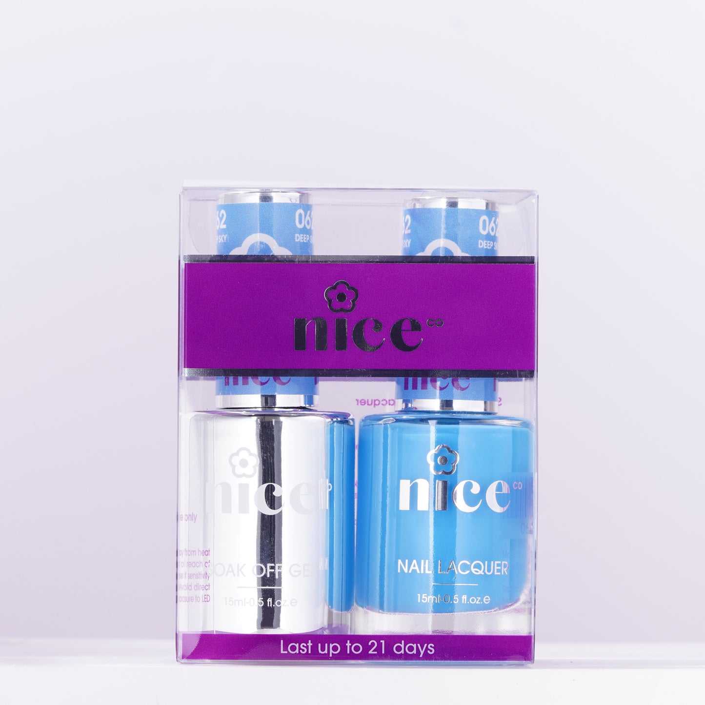 Nice #62 Duo Set Soak Off Gel