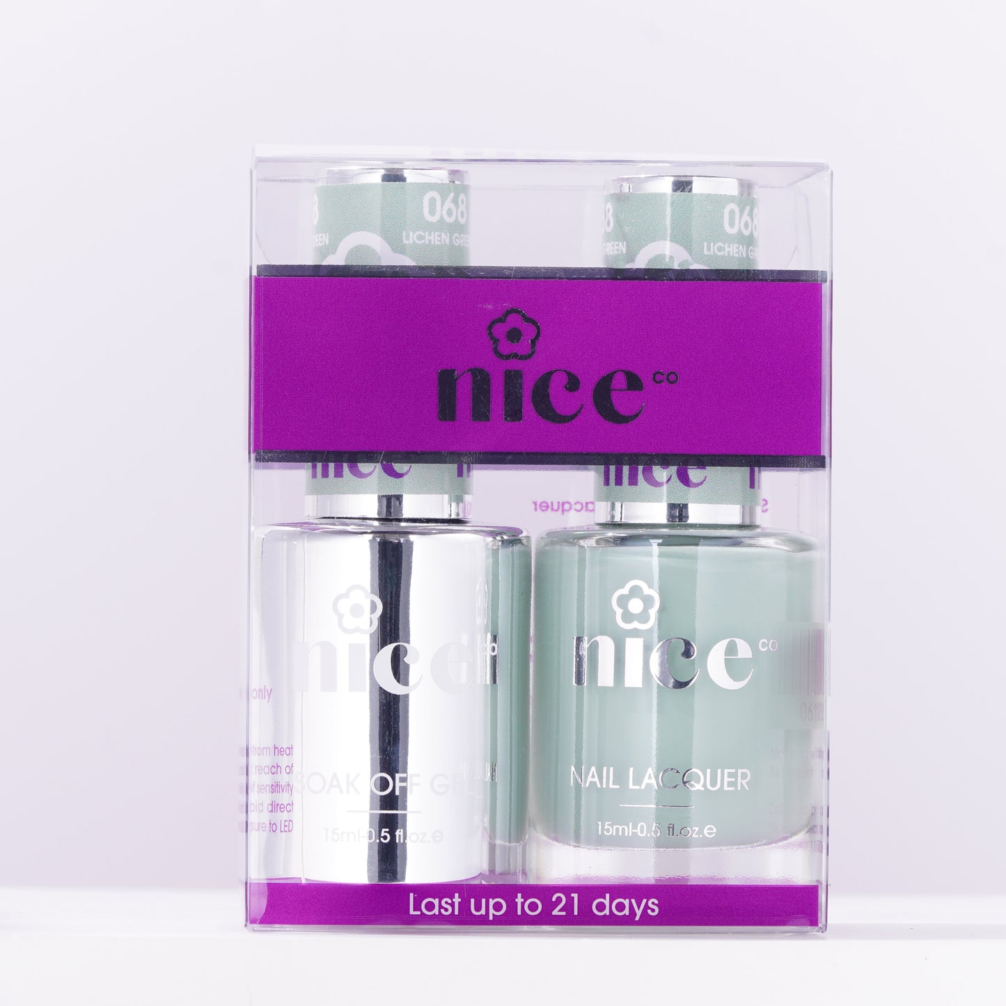 Nice #68 Duo Set Soak Off Gel