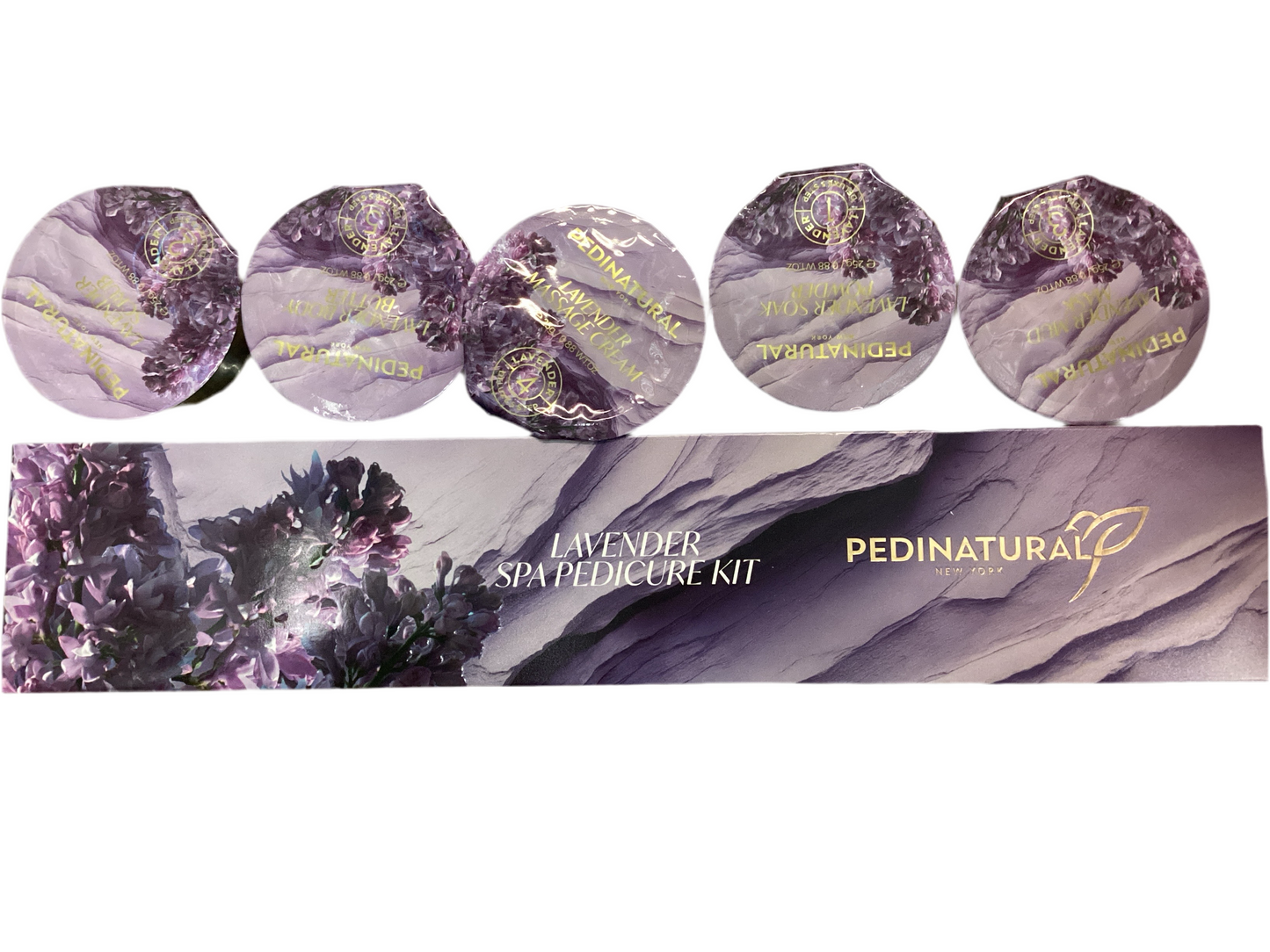 Pedinatural 5 Step Lavender Spa Pedicure Kit